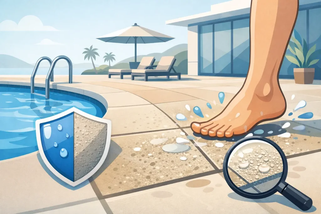 Pool Deck Slip Resistance Treatment That Pays