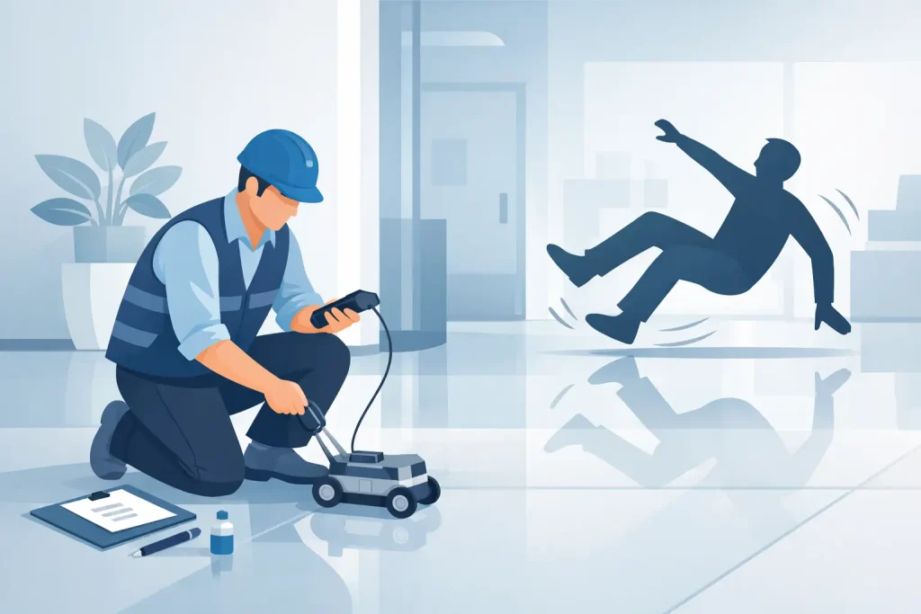 How to Test Floor Traction Before a Slip Happens