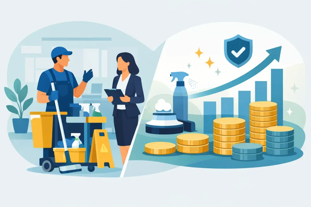Janitorial Upsell Example for Safer, Higher Revenue